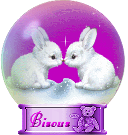 gif bisous lapins
